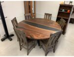 Black Walnut Smoky Gray Table